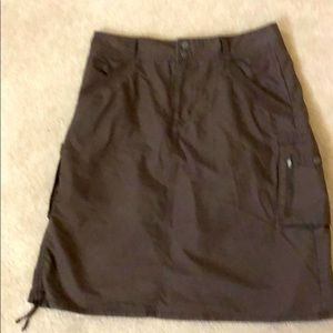 REI women’s skirt size 10 kneelength brown